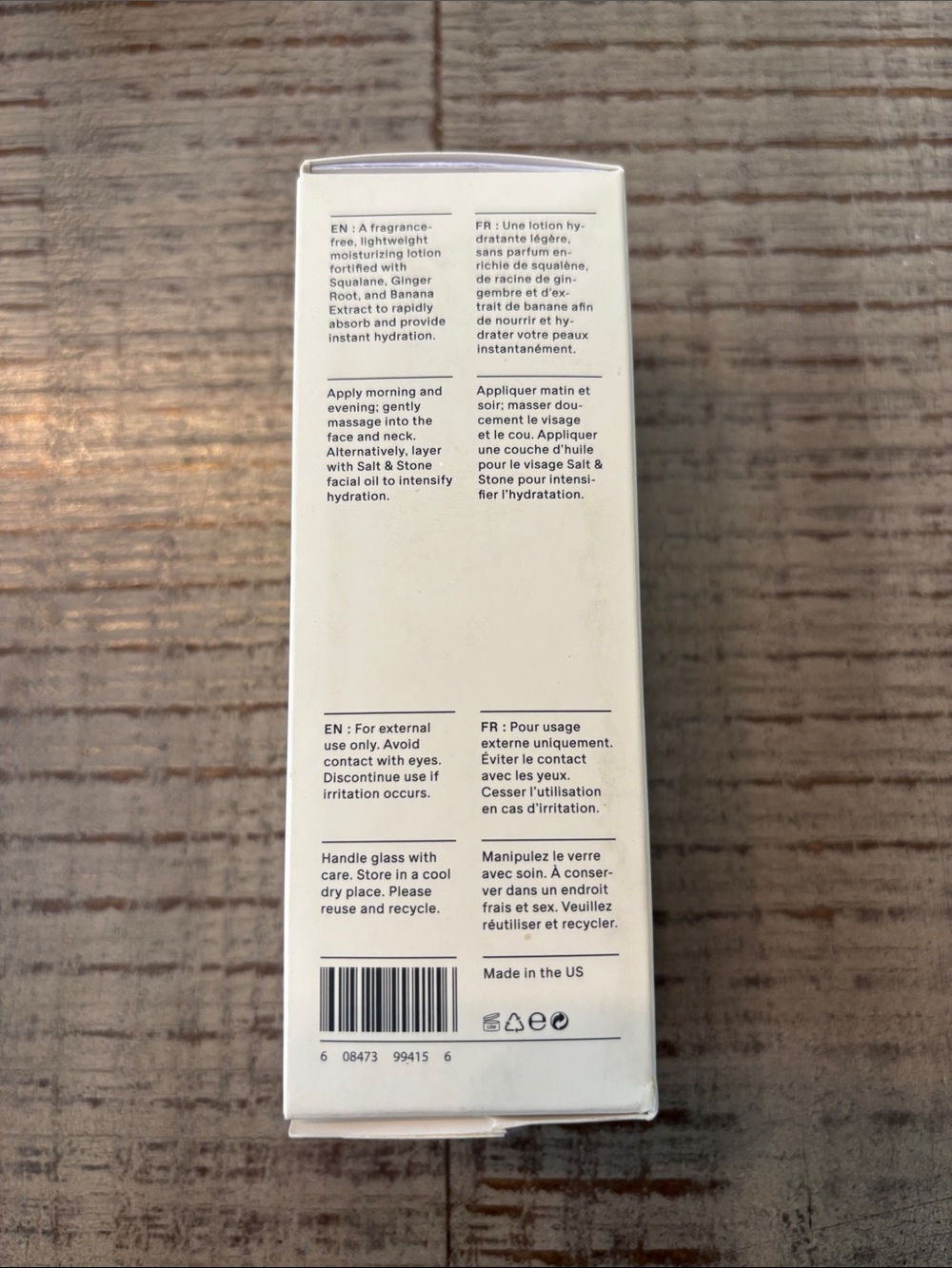 NIP Salt & Stone 1.7 Pacific Kelp & Niacinamide Facial Lotion - Picture 2 of 3
